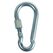 Meister & Cie 84412 Karabinerhaken zum Klettern Verschlusskarabiner Oval Stahl Edelstahl 1 Stück(e)