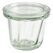Weck Gugelhupf-Glas 80 ml mit Glasdeckel