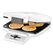 Trisa Bricelet Classique 4 Waffel(n) 1000 W Schwarz, Weiß