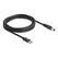 DeLOCK Notebook Ladekabel USB Type-C Stecker zu 5,5 x 2,1 mm Stecker
