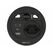 Max Hauri AG 80103002S10-3 Steckdose T13 + USB A + USB C + HDMI Schwarz