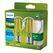 Philips Filament-Lampe, transparent, 60W A60 E27 x2