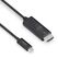 PureLink IS2201-015 Videokabel-Adapter 1,5 m USB Typ-C HDMI Schwarz, Farbe: Schwarz, Länge: 1,5 m