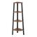 Vasagle LLS34X Regal Eckregal Freistehend Eisen, Partikelbord Schwarz, Braun