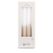 Müller Kerzen 22424522-5s Wachskerze Zylinder Sand, Weiß 4 Stück(e)