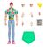 Mattel KPop Demon Hunters Saja Boys Abby-Actionfigur, ca. 17 cm groß, mit Zubehörteilen sowie austauschbaren Gesichtern und Händen