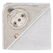 Fehn 042474 Babyhandtuch Grau Baumwolle, Polyester 1 Stück(e)