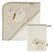 Fehn 046151 Babyhandtuch Beige, Weiß Baumwolle 1 Stück(e)