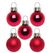 Inge‘s Christmas Decor 12001P043 Christbaumschmuck Kugel-Weihnachtsschmuck Glas Rot 25 Stück(e)