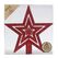 Inge‘s Christmas Decor 81180 G047 Weihnachtlicher Sternenschmuck Kunststoff Rot 1 Stück(e)