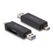 DeLOCK Card Reader SuperSpeed USB 5 Gbps USB Type-C / Typ-A für SD und Micro SD Speicherkarten