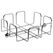 Paderno Serviettenhalter für 50 Servietten verchromt 20x20x6,5cm
