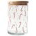 Wunderle 71880 Glas Rund Rot, Transparent, Holz