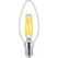 Philips Filament-Kerzenlampe, B35 E14, transparent, 40 W