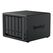 Synology DiskStation DS1525neo+ NAS Desktop AMD Ryzen V1500B 4 GB DDR4 0 TB Synology DSM Schwarz