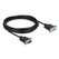 DeLOCK Seriell Kabel RS-232 D-Sub9 Stecker zu Buchse mit schmalem Steckergehäuse 5 m