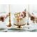 PartyDeco SCU5-60-019 Kuchenkerze/Wunderkerze Gold 1 Stück(e)