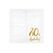 PartyDeco SP33-77-80-008 Papierserviette Papier Weiß, Gold 20 Stück(e)