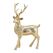 G. Wurm Deer Dekorative Statue & Figur Gold Polyresin