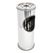 Relaxdays Standaschenbecher Edelstahl 37 cm