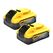 DeWALT Akku-Set Powerstack 18 Volt / 5,0Ah, 2 Stück
