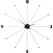 KARE Like Umbrella Black Quarzuhr Rund Schwarz