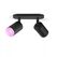 Philips Hue White and Color ambiance Fugato 2er-Spot, Farbe: Schwarz