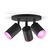 Philips Hue White and Color ambiance Fugato 3er-Spot, Farbe: Schwarz