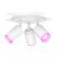 Philips Hue 929003810401 Smart Lighting Intelligenter Einbaustrahler Bluetooth 4,2 W, Farbe: Weiß