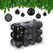Relaxdays Weihnachtskugeln im 50er Set Kugel-Weihnachtsschmuck Polystyrene Mehrfarbig 50 Stück(e)