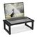 Relaxdays Monitorständer Industrial Design Tisch/Bank Schwarz