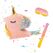 Relaxdays Pinata Einhorn Pinata zum Ziehen