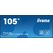iiyama LH10551UWS-B1AG Signage-Display Digital Signage Flachbildschirm 2,66 m (104.7") LED 500 cd/m² UltraWide 5K HD Schwarz 24/7