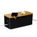 Relaxdays Kabelbox mit Bambusdeckel Universal Kabelgehäuse Natürlich/Natur 1 Stück(e)