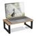 Relaxdays Monitorständer Industrial Design Tisch/Bank Natürlich/Natur
