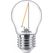 Philips Filament-Kerzenlampe, transparent 15W P45 E27