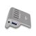 DeLOCK USB 10 Gbps Hub mit 4 USB Typ-A Ports + 1 Schnellladeport inkl. Netzteil