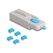 DeLOCK USB Type-C Port Blocker Set für USB Type-C Buchsen 5 Stück + Verschlusswerkzeug