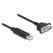 DeLOCK USB 2.0 zu Seriell RS-232 Adapter mit kompaktem seriellen Steckergehäuse 50 cm FTDI