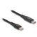 DeLOCK USB 2.0 Schnelladekabel USB Type-C™ Stecker zu Stecker PD 3.1 140 W mit Leistungsanzeige 1,20 m