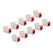 DeLOCK Keystone Modul RJ45 Buchse zu LSA Cat.6A werkzeugfrei rot Set 10 Stück, Farbe: Rot