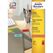 Avery Farbige Etiketten, rot, 70 x 37 mm, permanent, Farbe: Rot