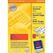 Avery Universal Labels, Red 105x37mm selbstklebendes Etikett 1600 Stück(e)