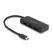 DeLOCK USB Type-C Splitter (DP Alt Mode) zu 3 x DisplayPort MST 4K 60 Hz