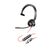 HP Poly Blackwire 3310 Monaurales USB-C-Headset, für Microsoft Teams zertifiziert, + USB-C/A-Adapter