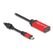 DeLOCK USB Type-C zu HDMI Adapter (DP Alt Mode) 8K 60 Hz mit HDR Funktion rot