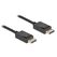 DeLOCK Koaxiales DisplayPort Kabel 16K 60 Hz 80 Gbps 1 m