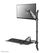Neomounts WL90-325BL1 Sitz-Steh-Arbeitsplatz-Wand 17-32" - Gasfeder