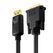 PureLink PI5200-100 Videokabel-Adapter 10 m DVI-D DisplayPort Schwarz, Farbe: Schwarz, Länge: 10 m