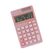 Genie 212 P Taschenrechner Tasche Einfacher Taschenrechner Pink, Farbe: Pink